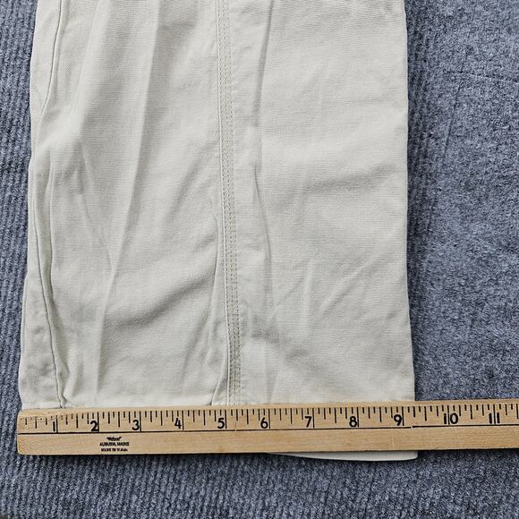 Vintage LEI Cargo Pants Womens 11 Khaki Utility Low Rise Y2K Grommet Straight - Picture 2 of 8